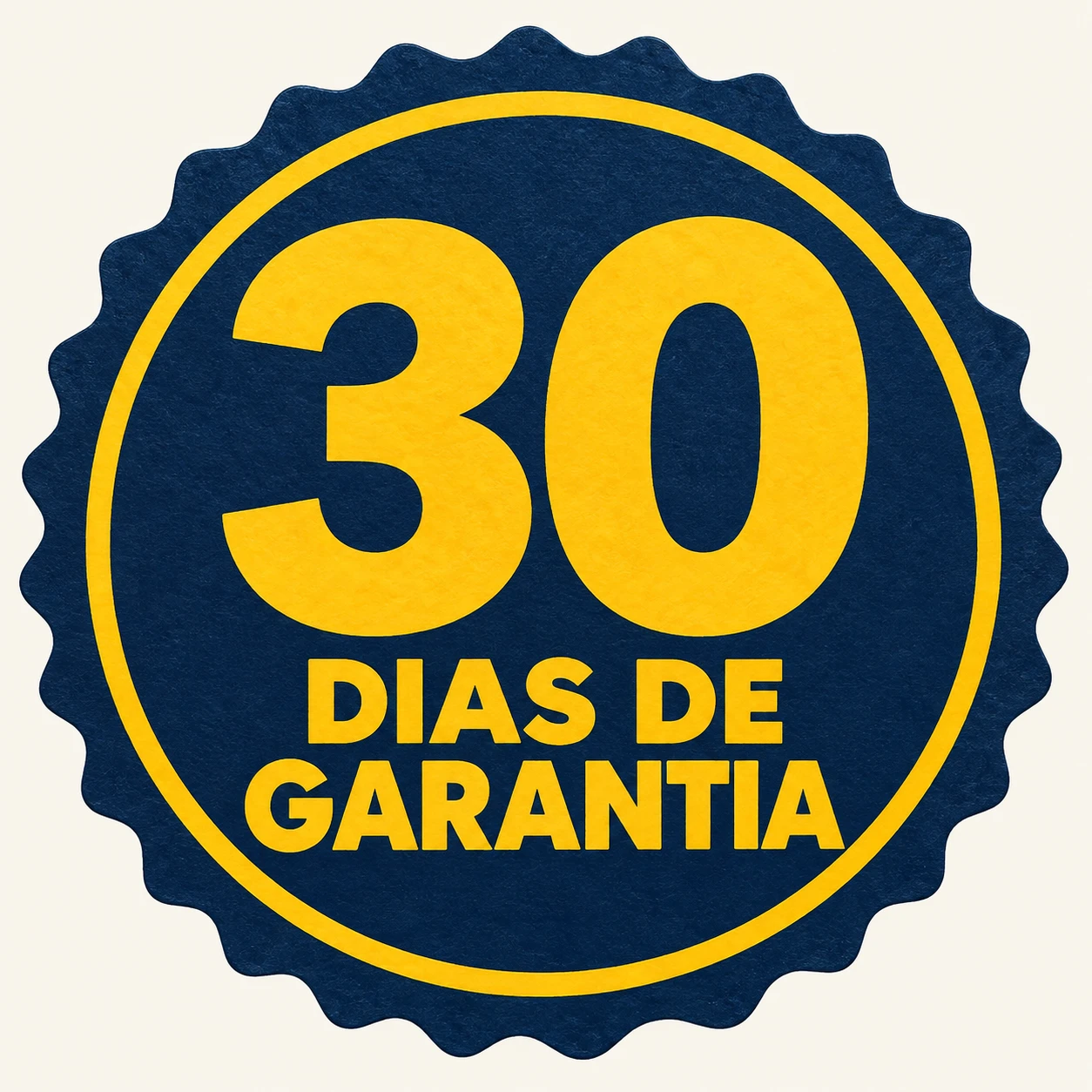 Selo de 30 dias de garantia